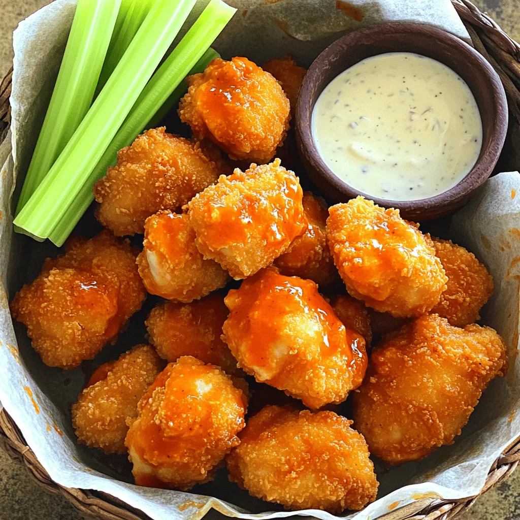 Air Fryer Buffalo Chicken Bites Crispy and Flavorful