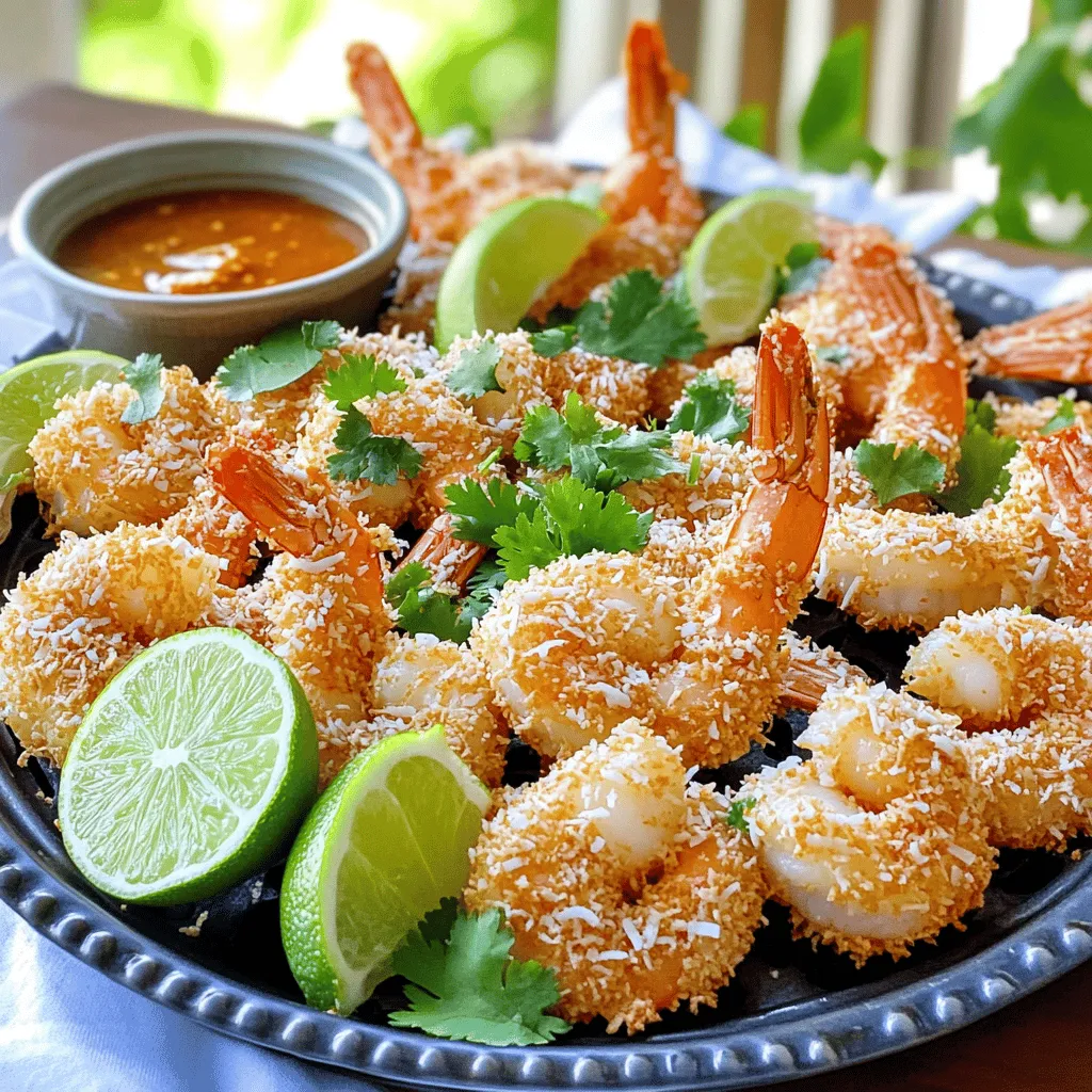 Air Fryer Coconut Shrimp Crunchy and Flavorful Snack