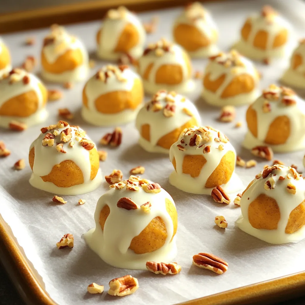 No-Bake Pumpkin Pie Truffles Delightful Fall Treat
