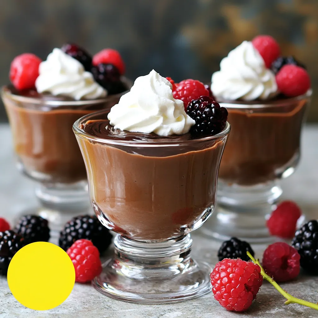 Greek Yogurt Chocolate Mousse Rich and Creamy Delight