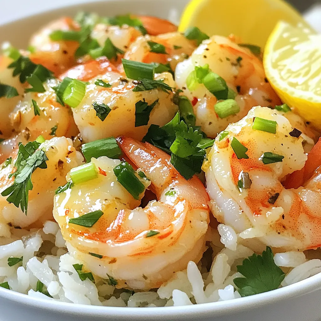 Garlic Butter Shrimp Rice Bowl Quick and Flavorful Meal