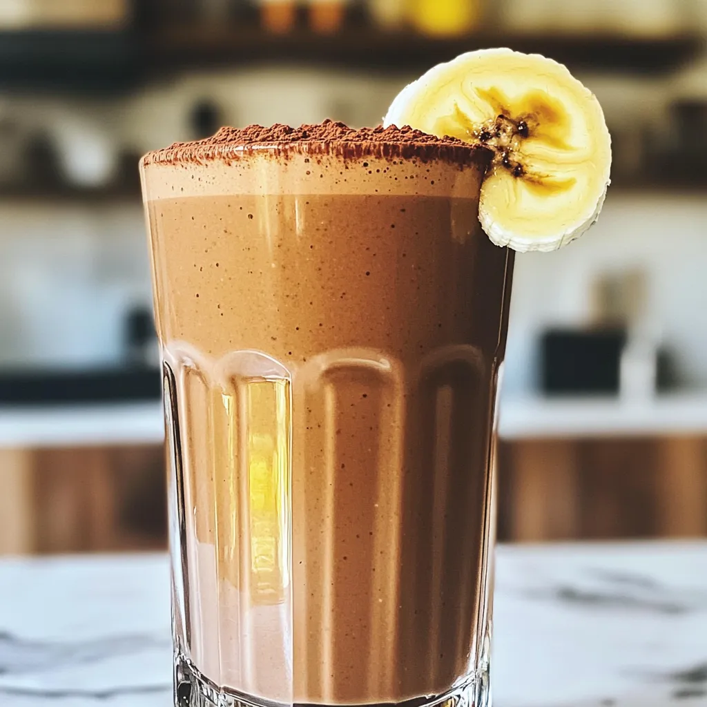 Mocha Banana Smoothie Easy and Delicious Recipe