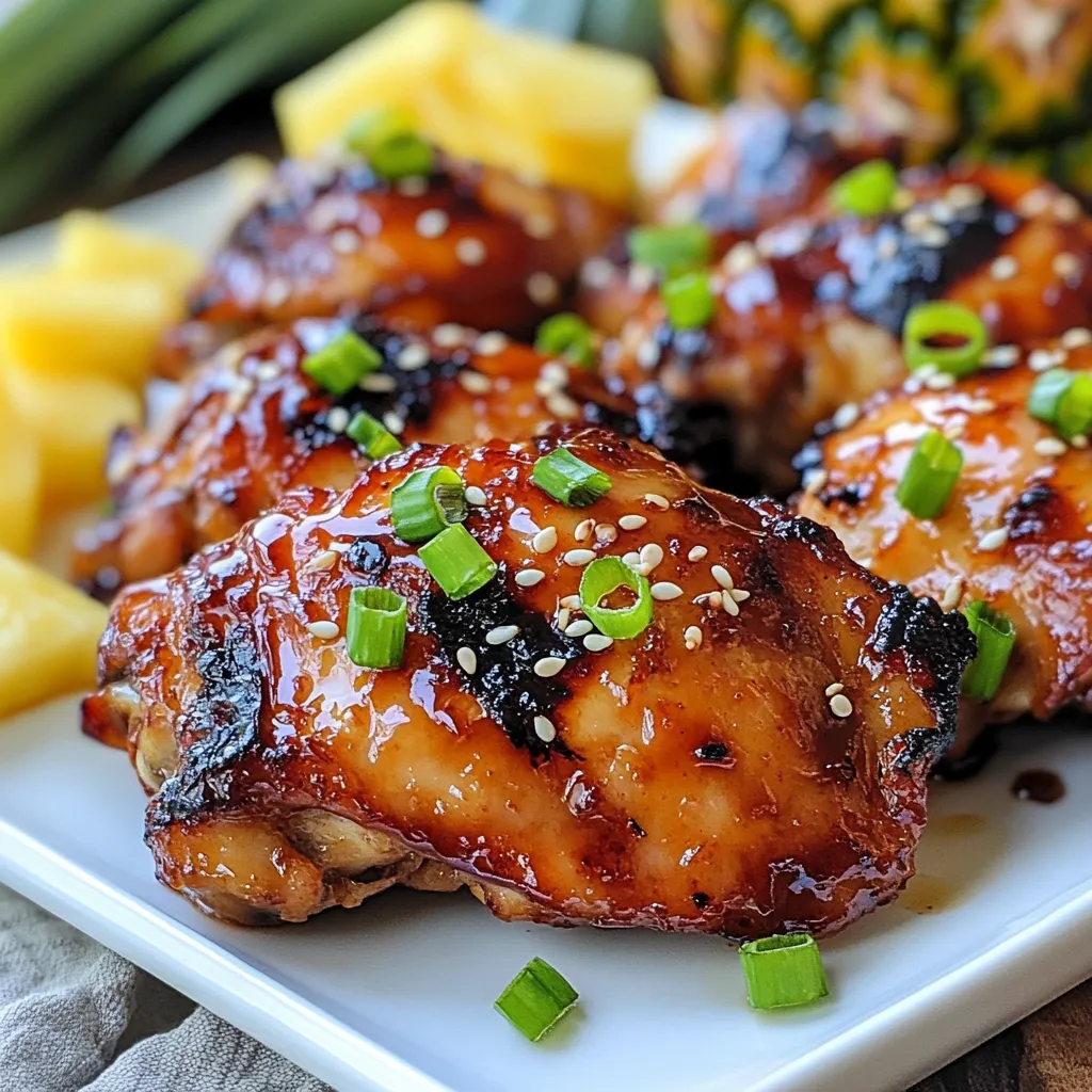 Hawaiian Huli Huli Chicken Juicy and Flavorful Dish
