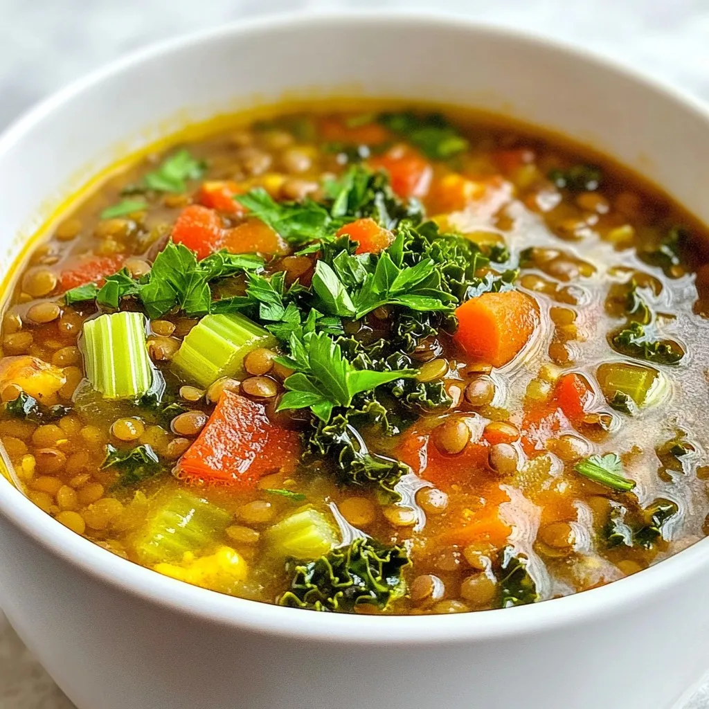 Easy Comforting Lentil Soup Simple and Flavorful Dish