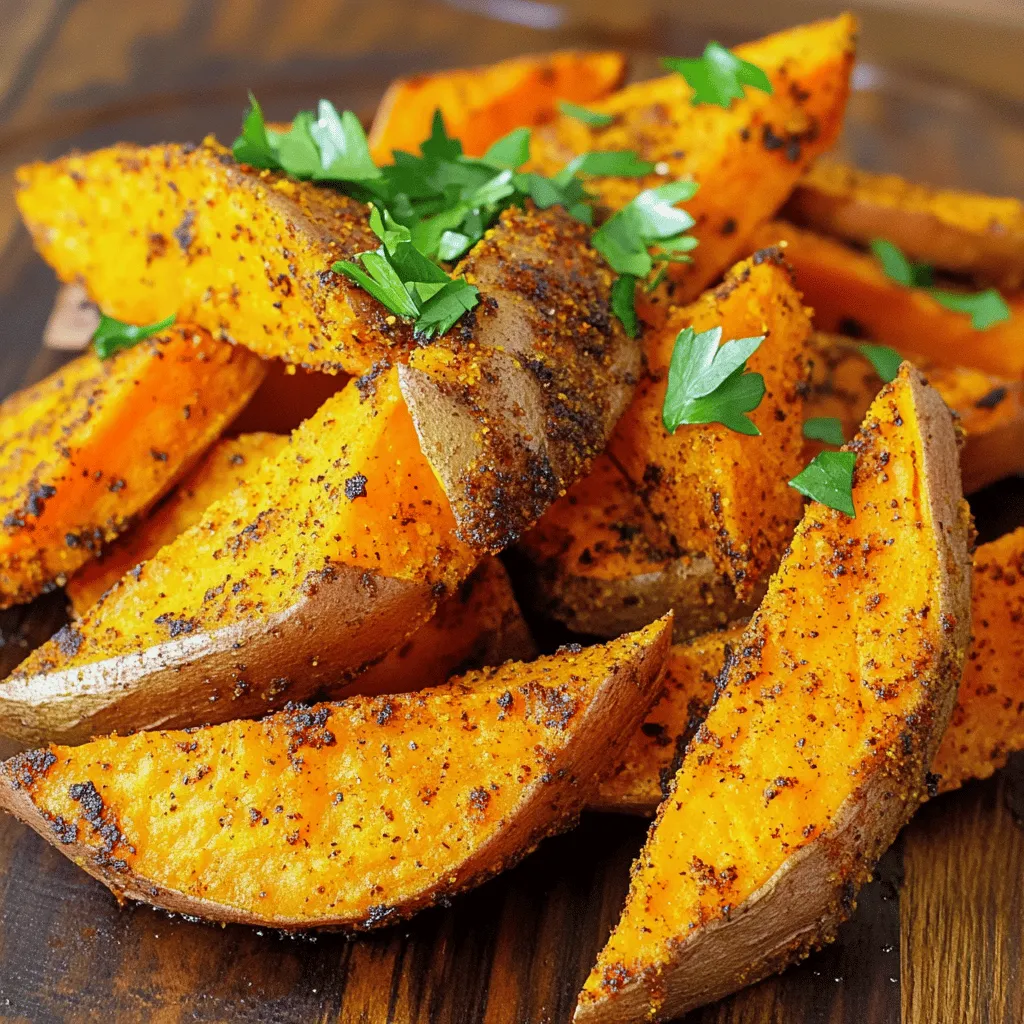 Crispy Cajun Sweet Potato Wedges Flavorful Snack Recipe
