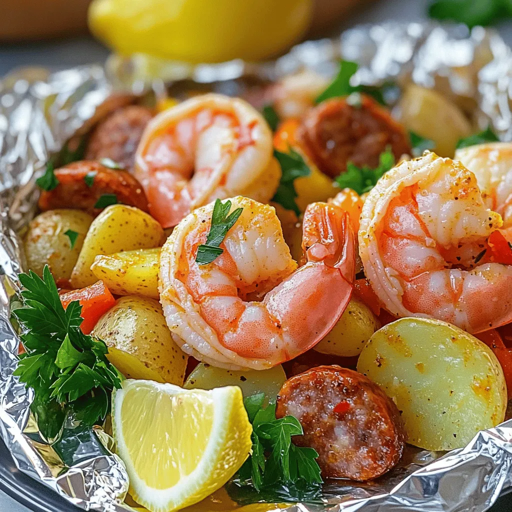 Cajun Shrimp &#038; Sausage Foil Packs Flavorful Dinner Idea