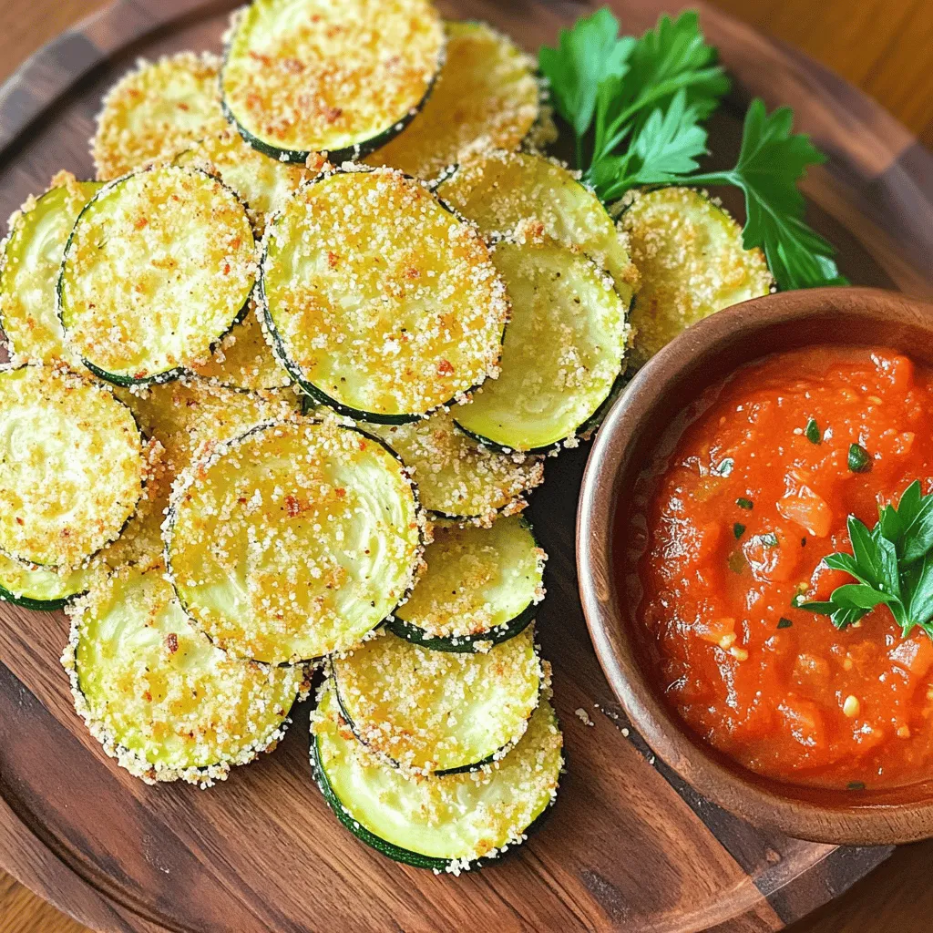 Crispy Parmesan Zucchini Chips Air Fryer Delight