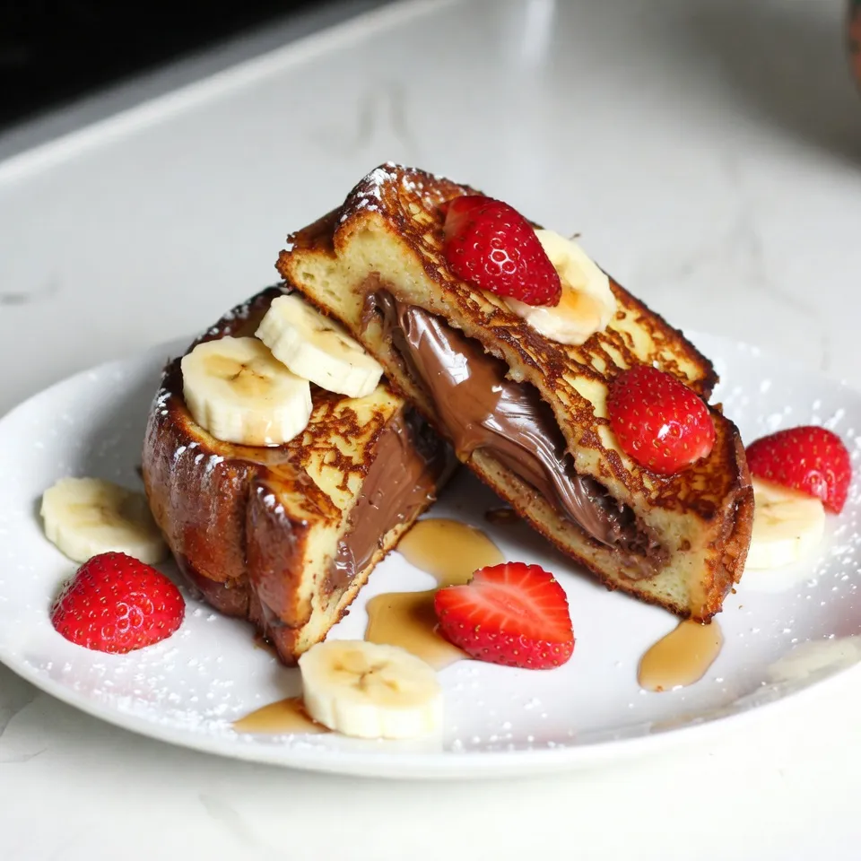 Nutella Stuffed French Toast Easy and Delicious Recipe
