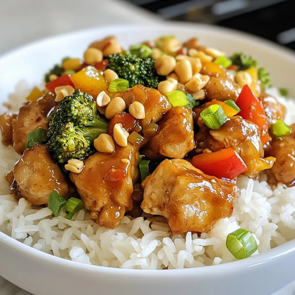 Crockpot Kung Pao Chicken Flavorful and Easy Meal