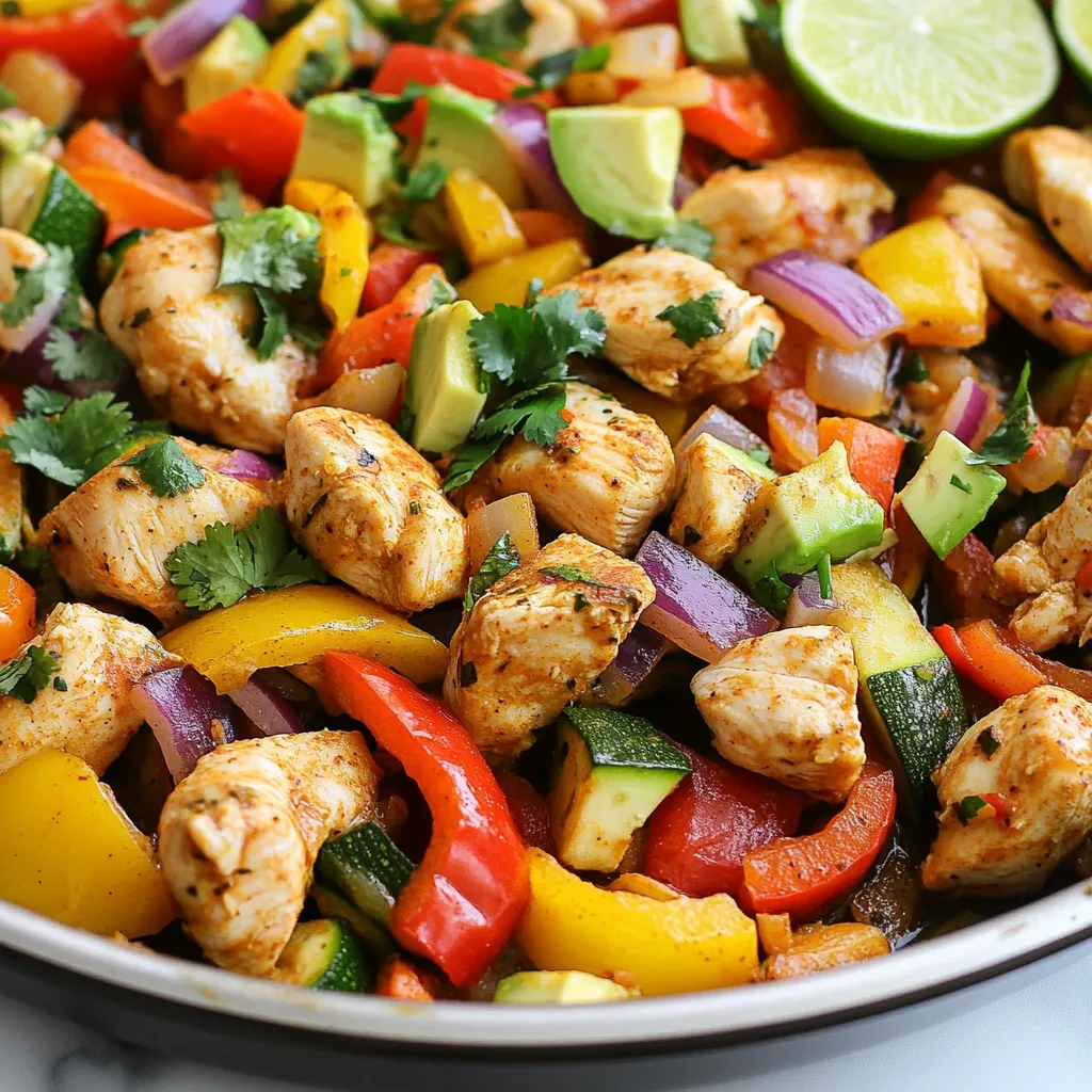 Chicken and Vegetables Skillet Flavorful Easy Dish