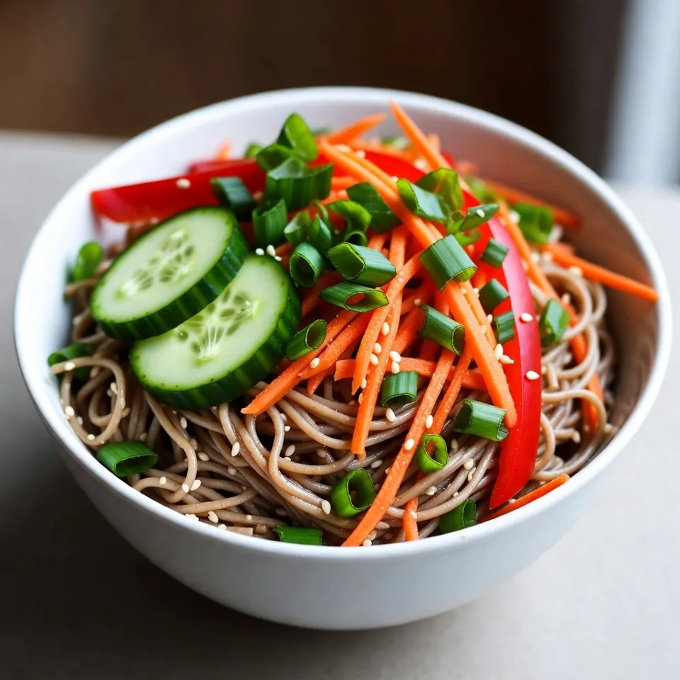 Savory Sesame Ginger Noodle Salad Fresh and Tasty Mix