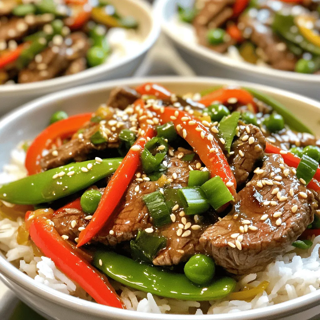 Minute Garlic Ginger Beef Stir-Fry Quick and Tasty Meal