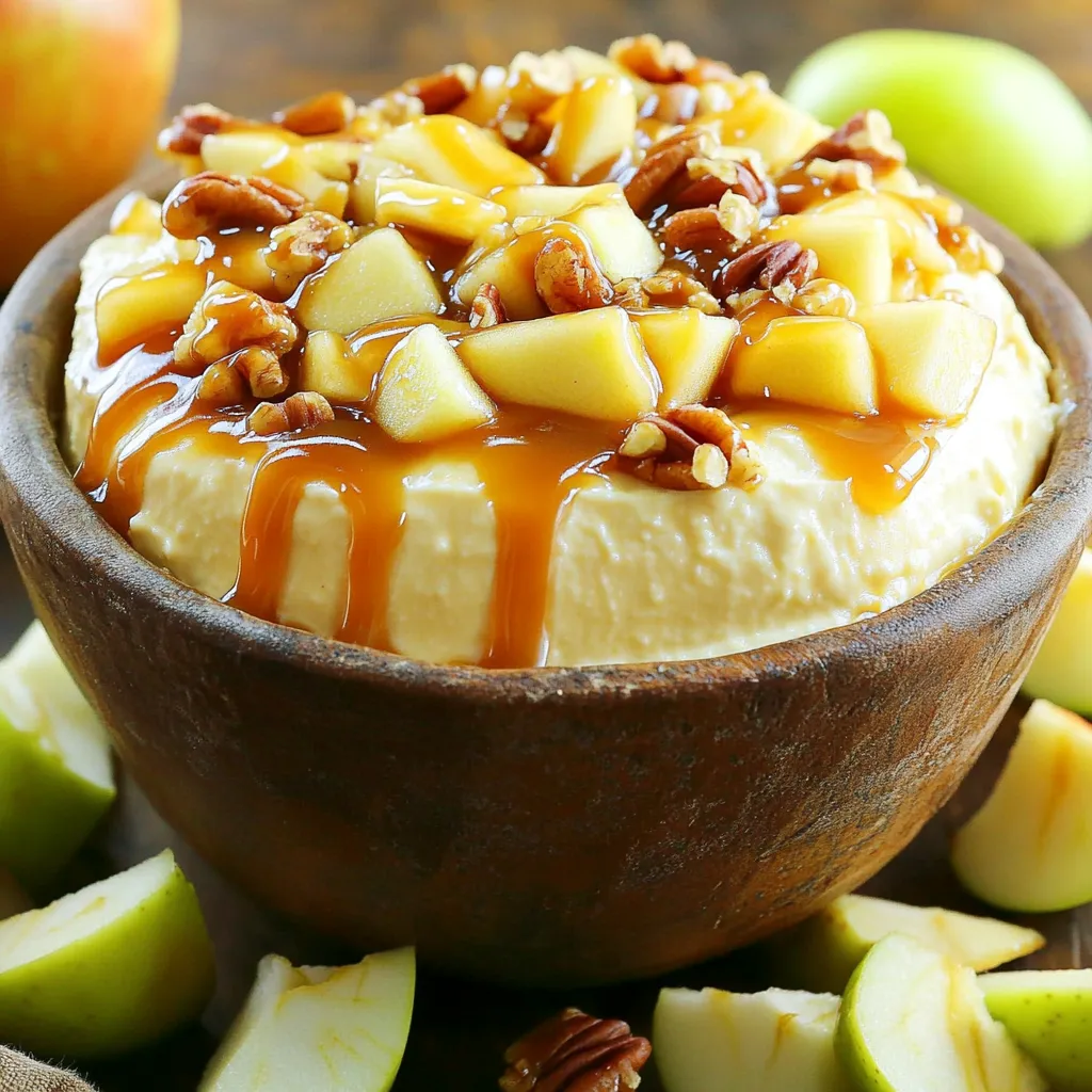 Caramel Apple Cheesecake Dip Creamy and Delightful Treat