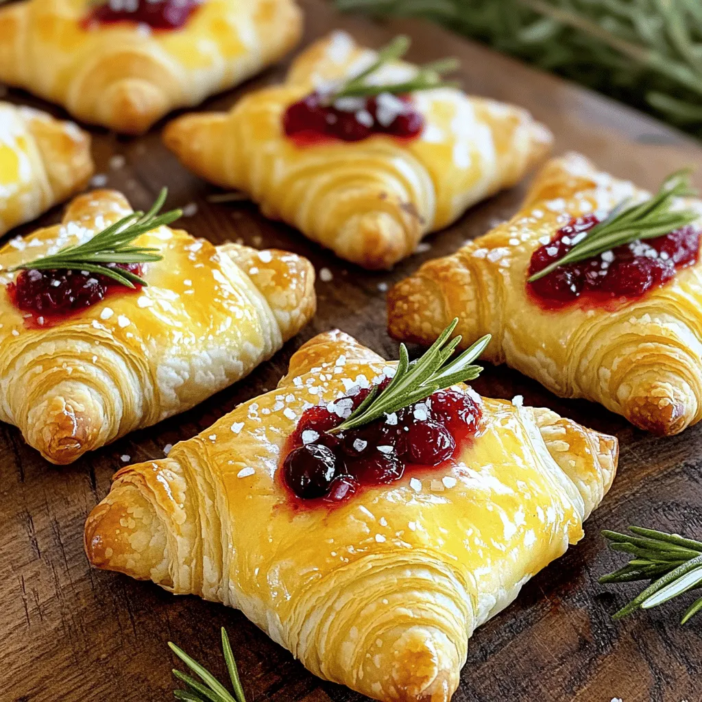 Cranberry Brie Crescent Bites Flavorful Crowd Pleaser