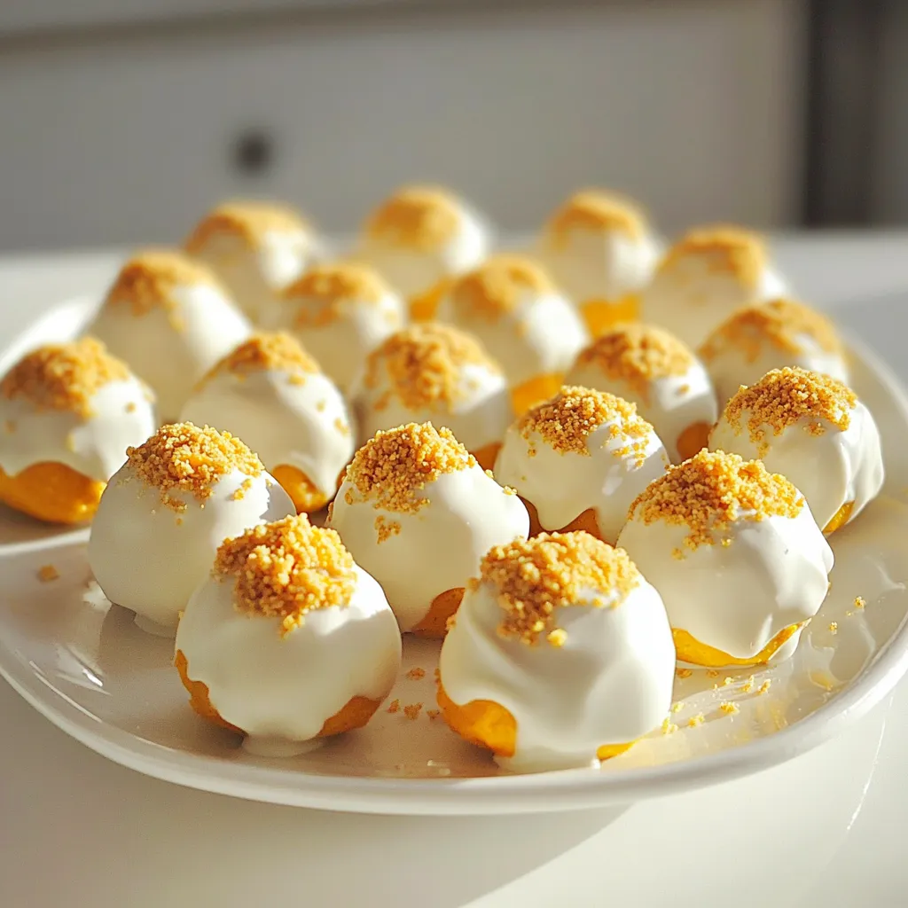 Pumpkin Cream Cheese Truffles Simple and Tasty Treat