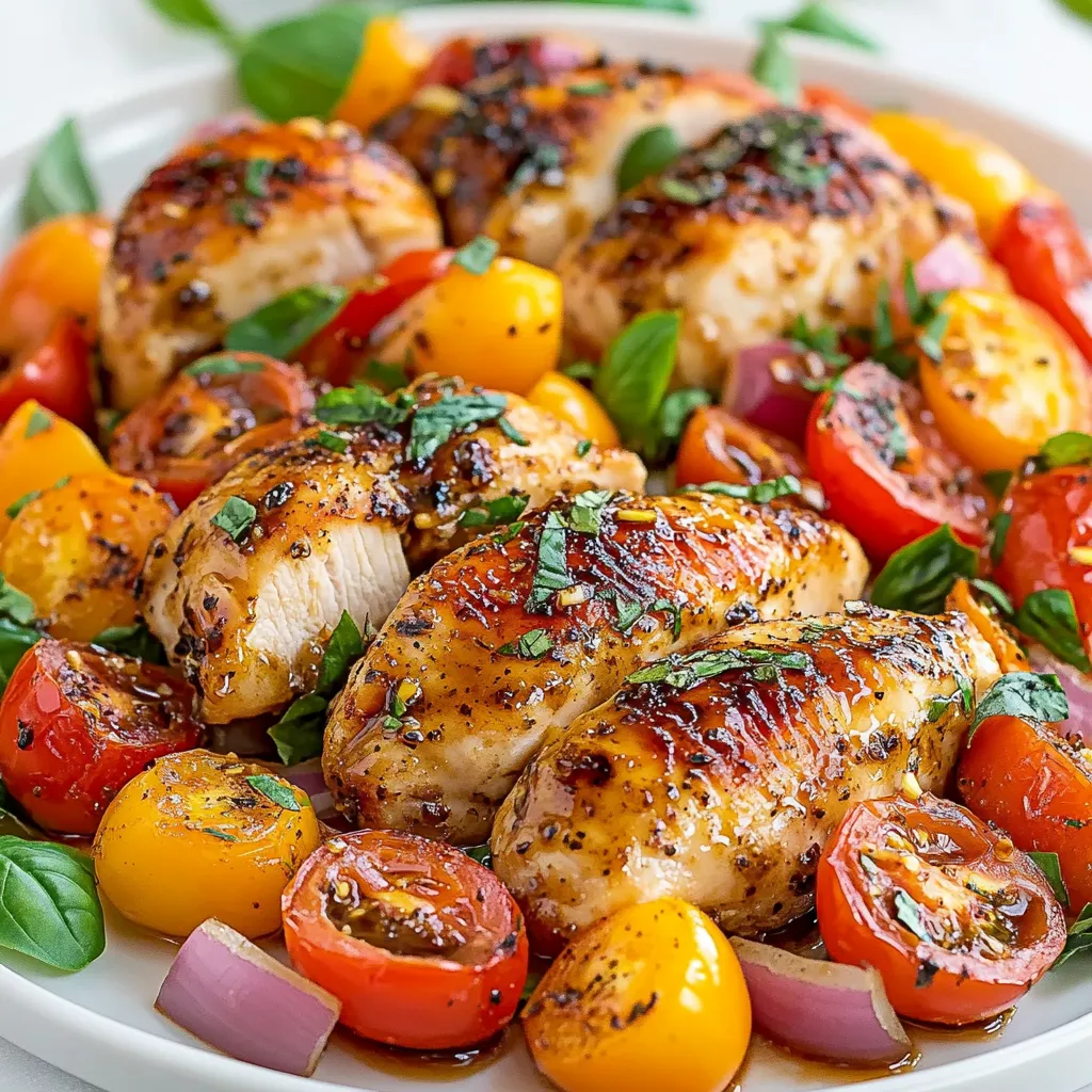 One Pan Balsamic Chicken Flavorful and Simple Dish