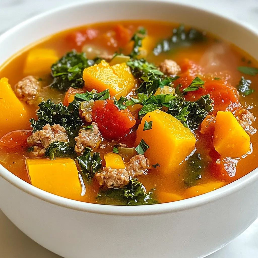 Sweet Potato Sausage Soup Cozy and Comforting Meal