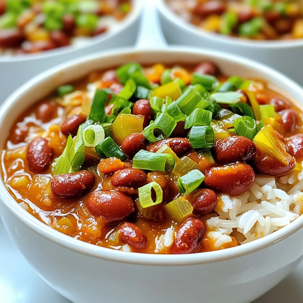 Louisiana Red Beans and Rice Flavorful Comfort Dish