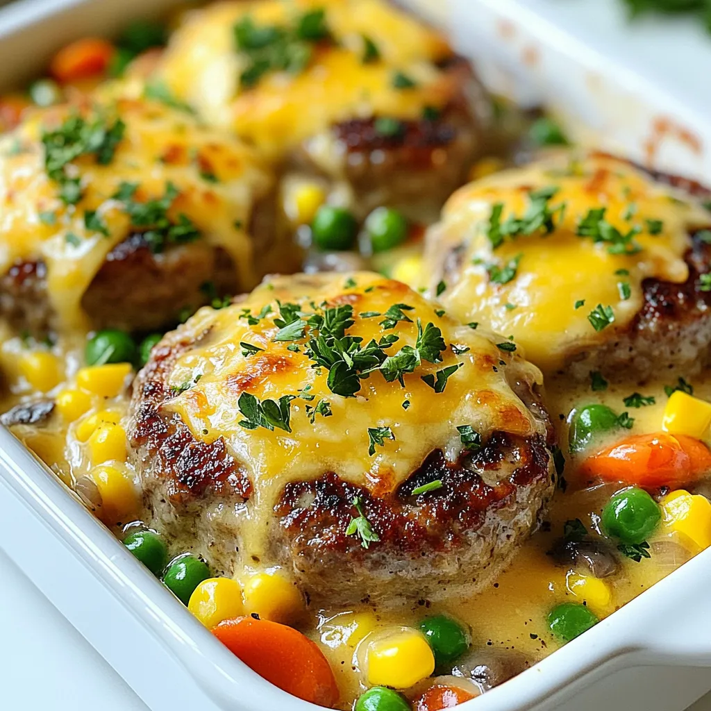 Amish Hamburger Steak Bake Hearty Family Favorite