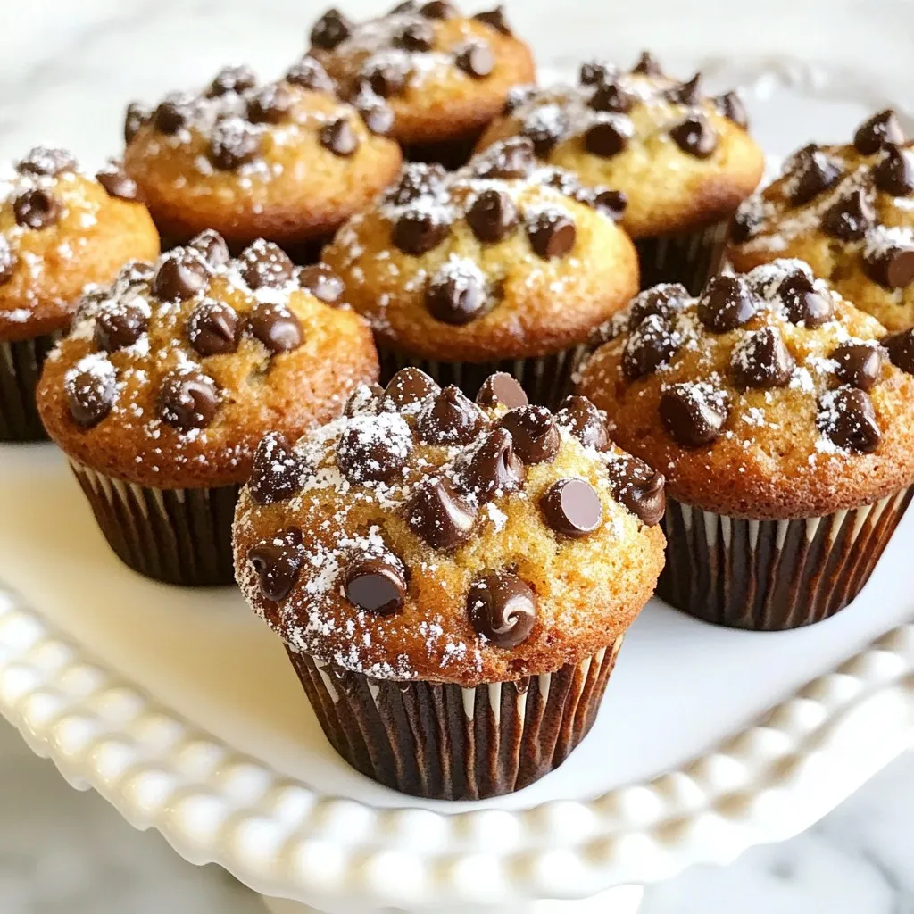 Chocolate Chip Banana Bread Muffins Deliciously Simple