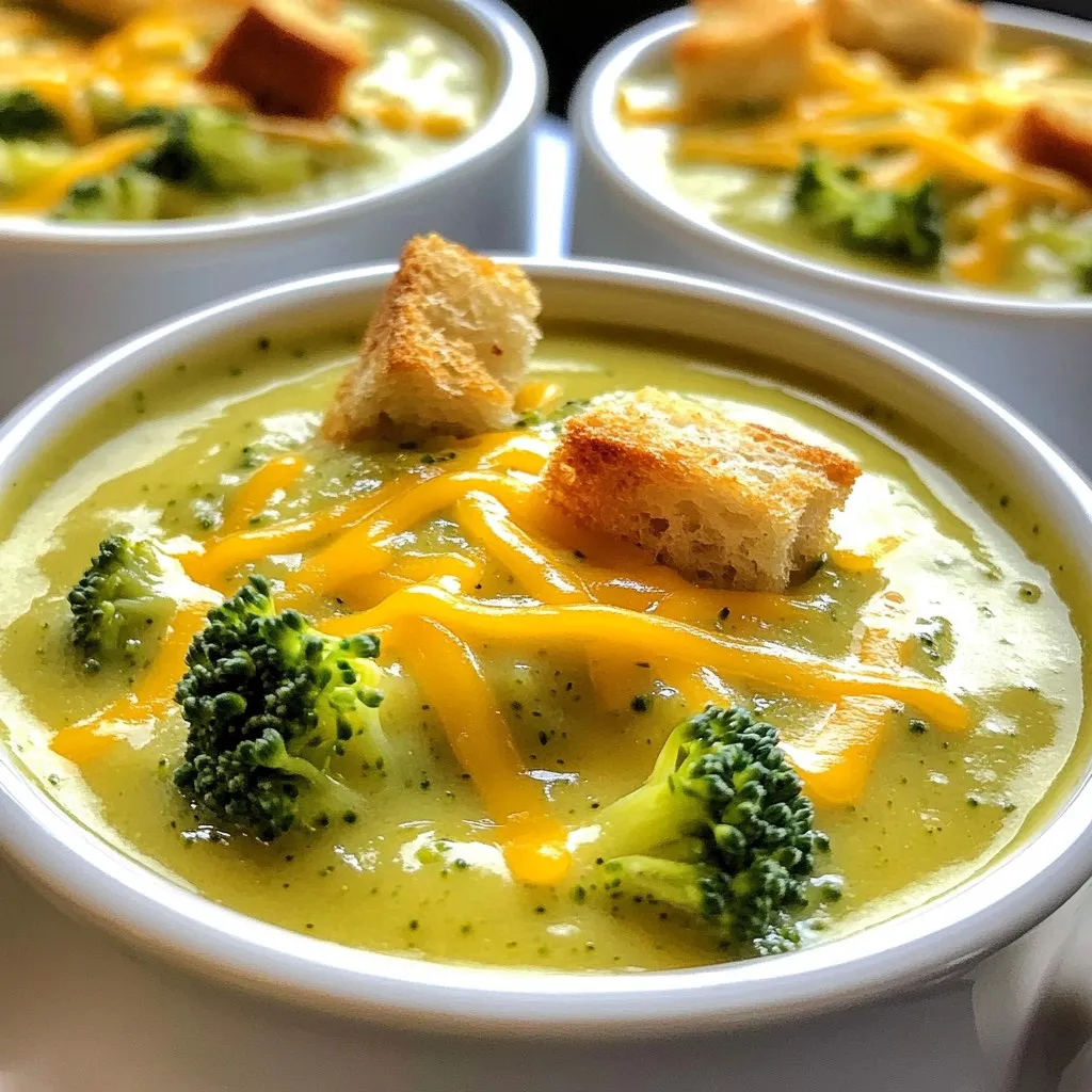 Easy Broccoli Cheddar Soup Simple and Creamy Recipe