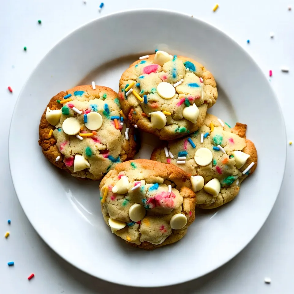 Funfetti Birthday Cake Cookies Delightful Sweet Treat