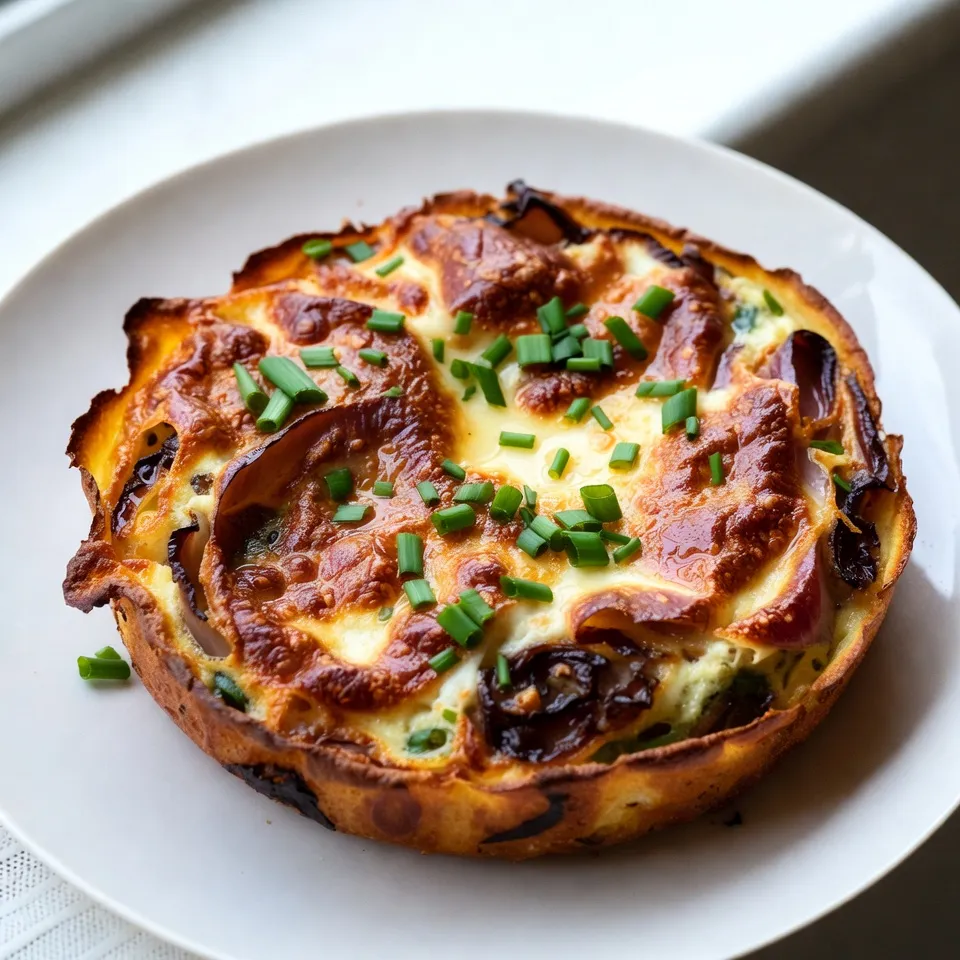 Caramelized Onion Gruyère Frittata Flavor Boost Recipe