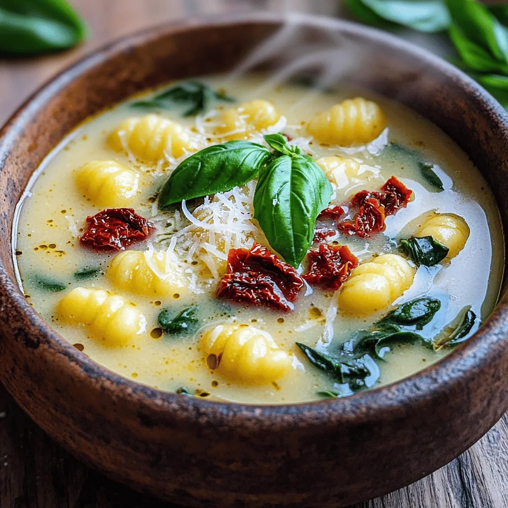 Sun Dried Tomato Gnocchi Soup Tasty and Cozy Recipe