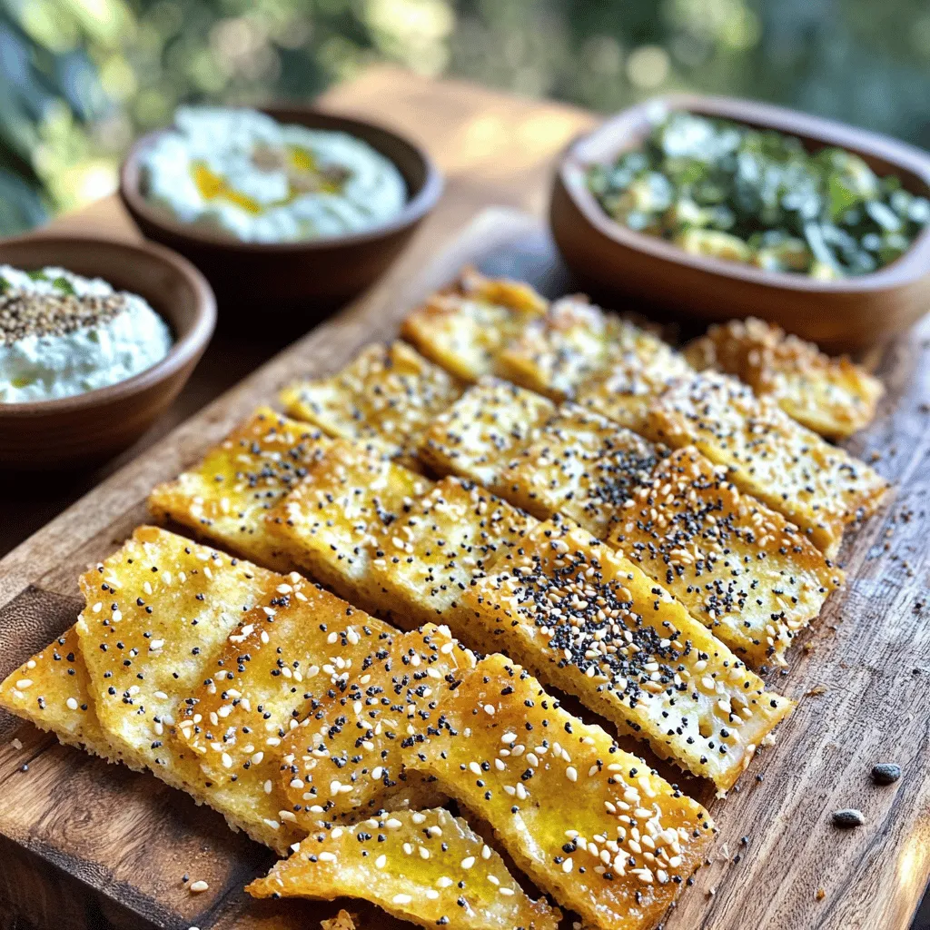 Baked Everything Bagel Crisps Crunchy and Flavorful Snack
