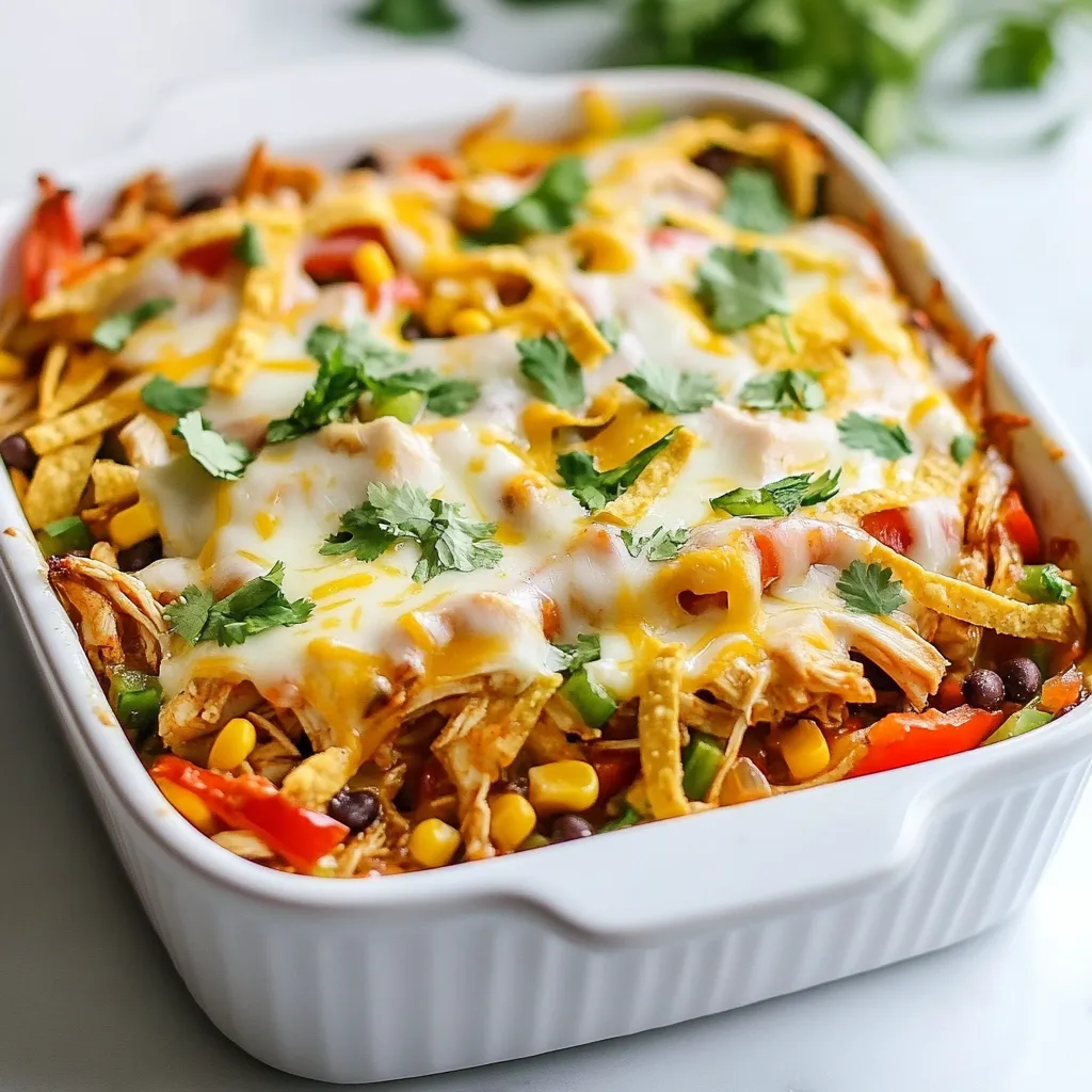 Fajita Chicken Casserole Flavorful Dinner Delight