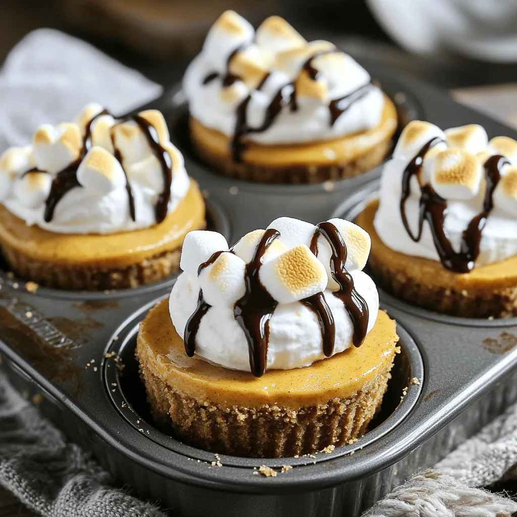 S’mores Pumpkin Cheesecake Cups Irresistible Dessert
