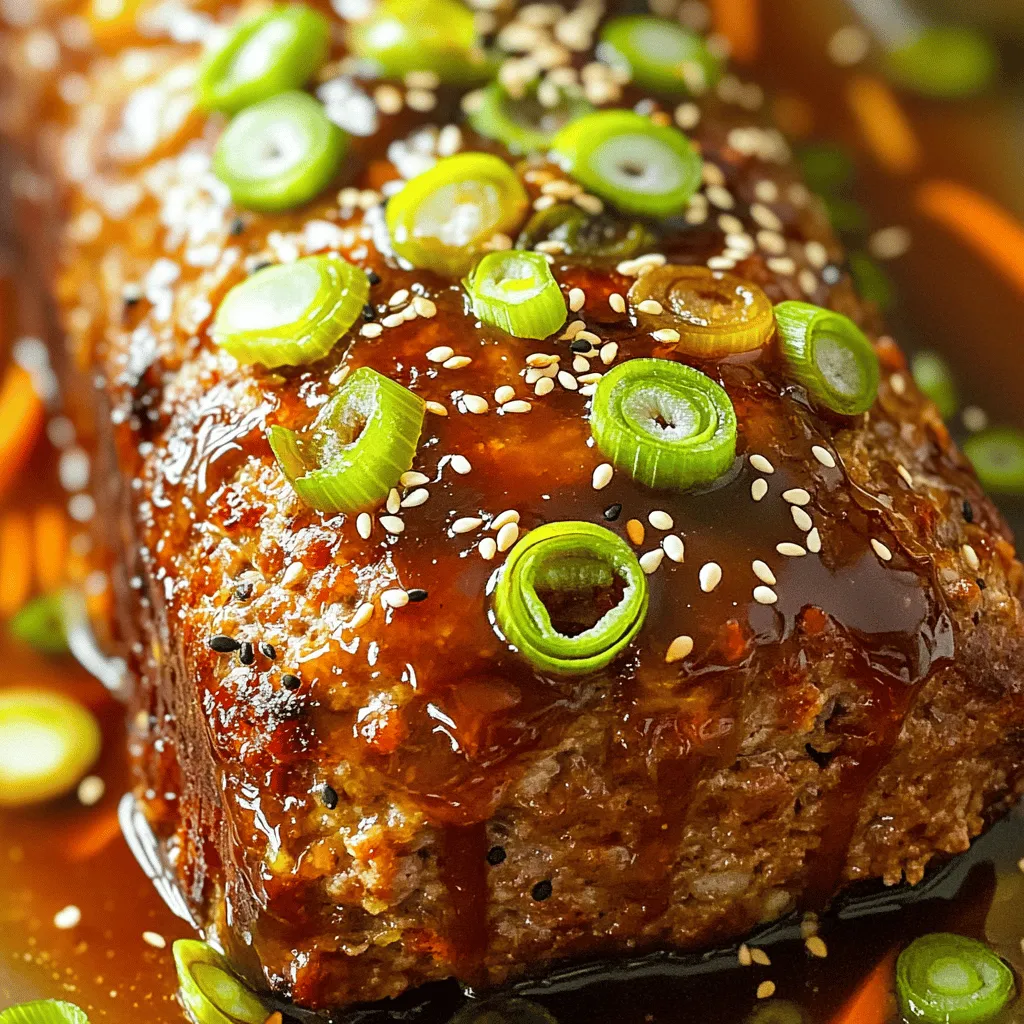 Teriyaki Glazed Meatloaf Simple and Flavorful Dish