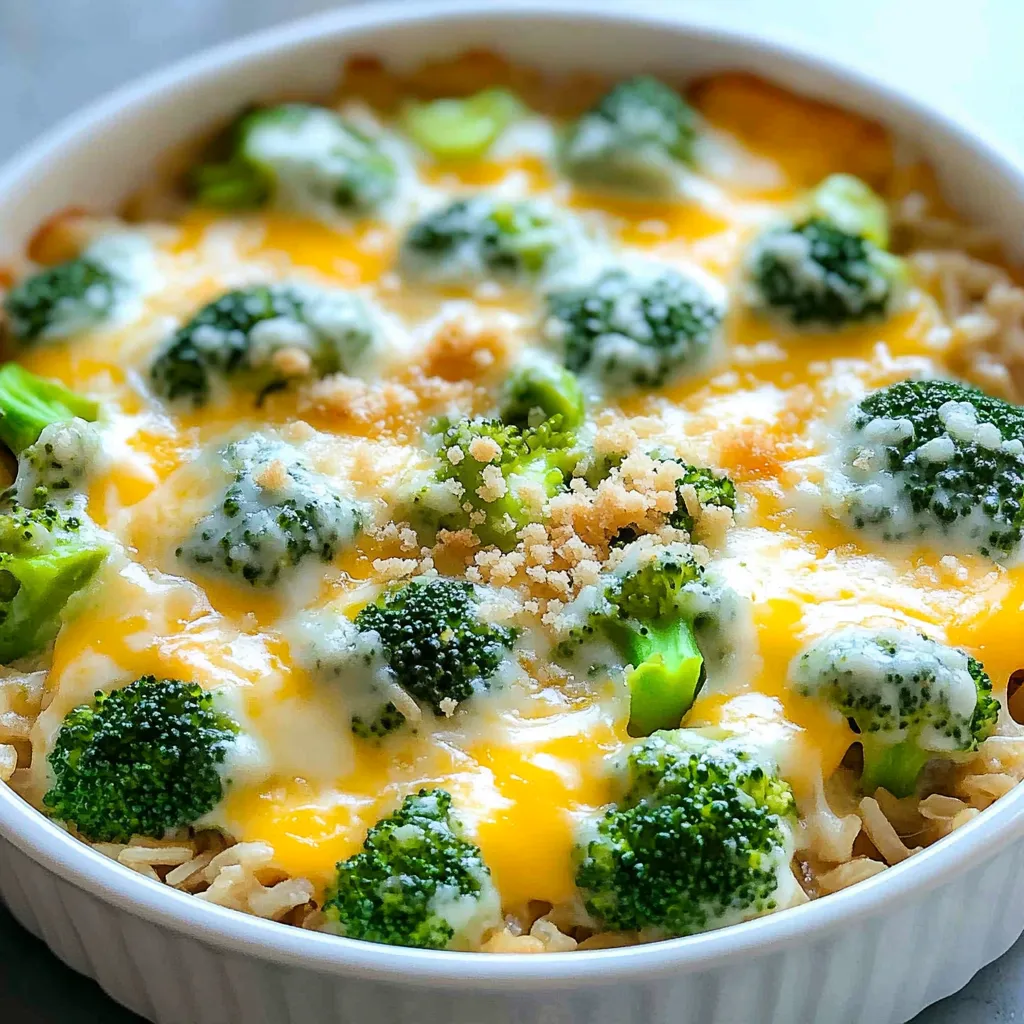Cheesy Broccoli Rice Casserole Slow Cooker Delight