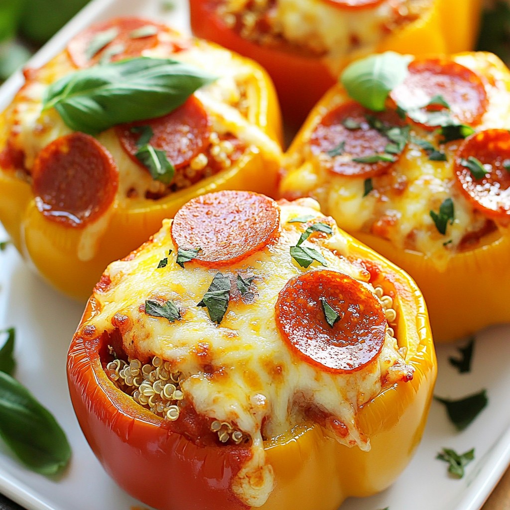 Supreme Pizza Stuffed Peppers Tasty and Easy Recipe