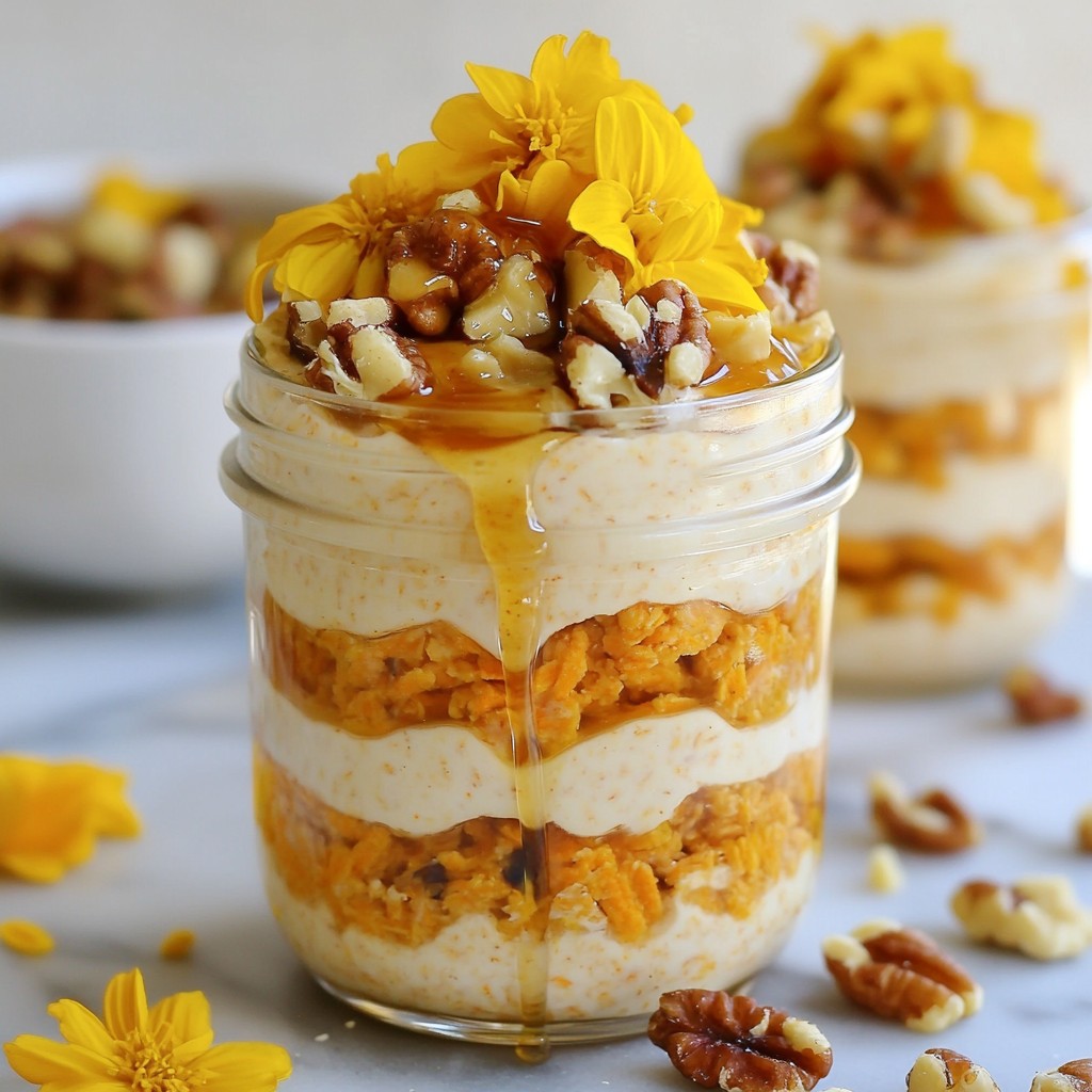 Carrot Cake Overnight Oats Tasty and Nourishing Meal