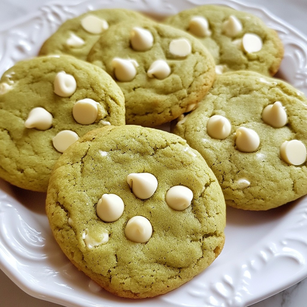 Matcha White Chocolate Cookies Flavorful Delight Recipe