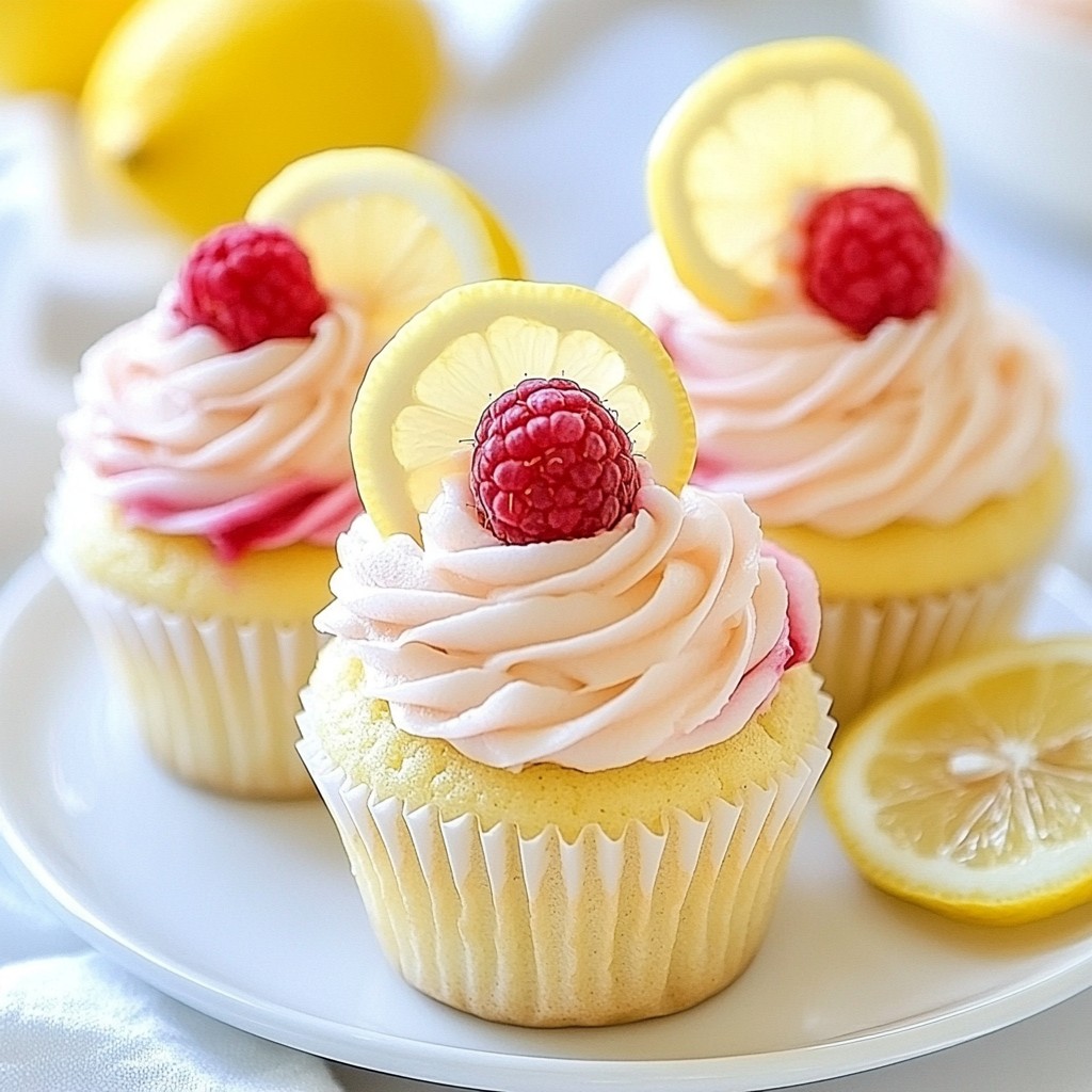 Raspberry Lemonade Cupcakes Delicious and Easy Recipe