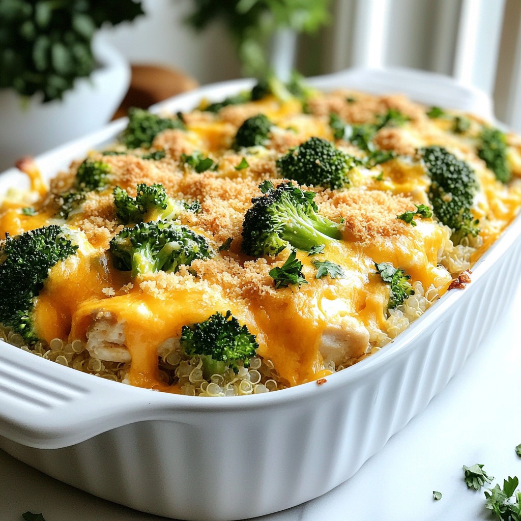 Savory Cheesy Chicken and Broccoli Bake Recipe