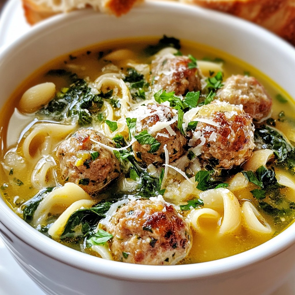 Italian Wedding Soup Flavorful and Comforting Dish