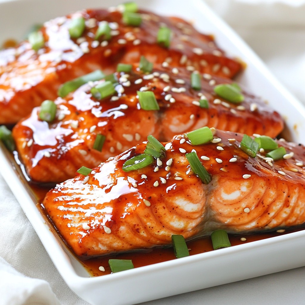 Sweet Chili Glazed Salmon Simple and Flavorful Dish