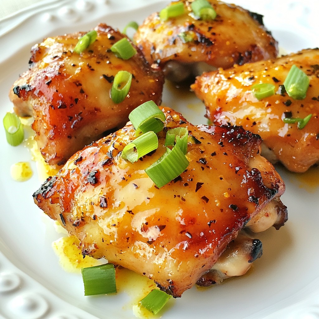 Orange Ginger Glazed Chicken Tasty Dinner Recipe