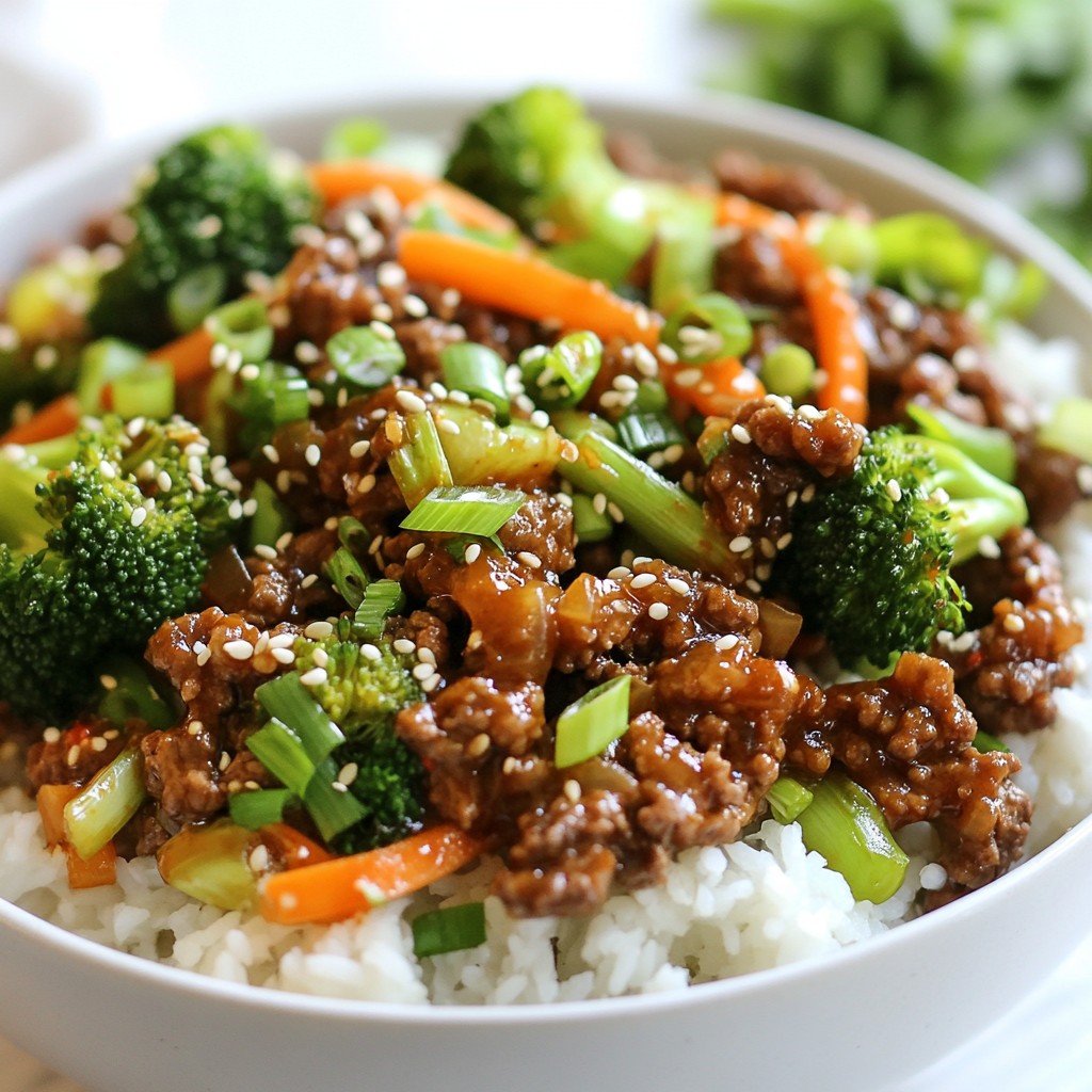 Spicy Korean Beef Bowls Flavorful and Easy Recipe