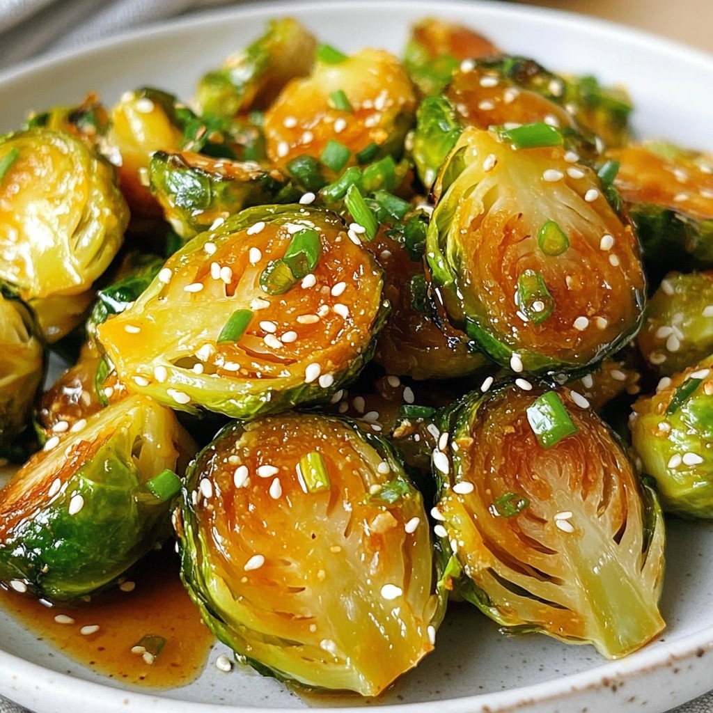 Honey Sriracha Brussels Sprouts Flavorful and Tasty Dish