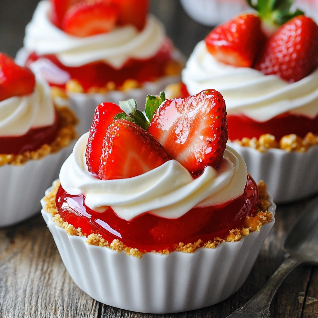 Strawberry Pretzel Salad Cups Refreshing Sweet Treat