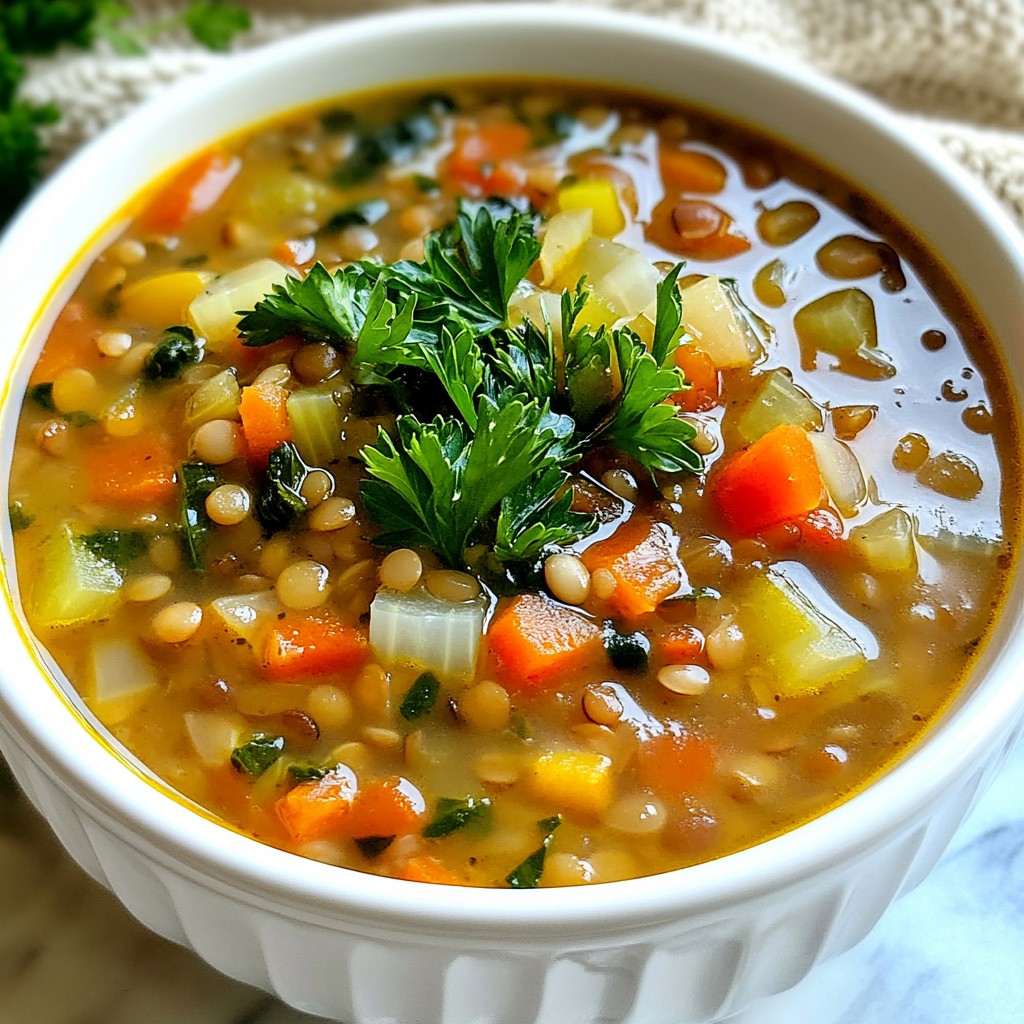 Instant Pot Lentil Soup Flavorful and Easy Recipe