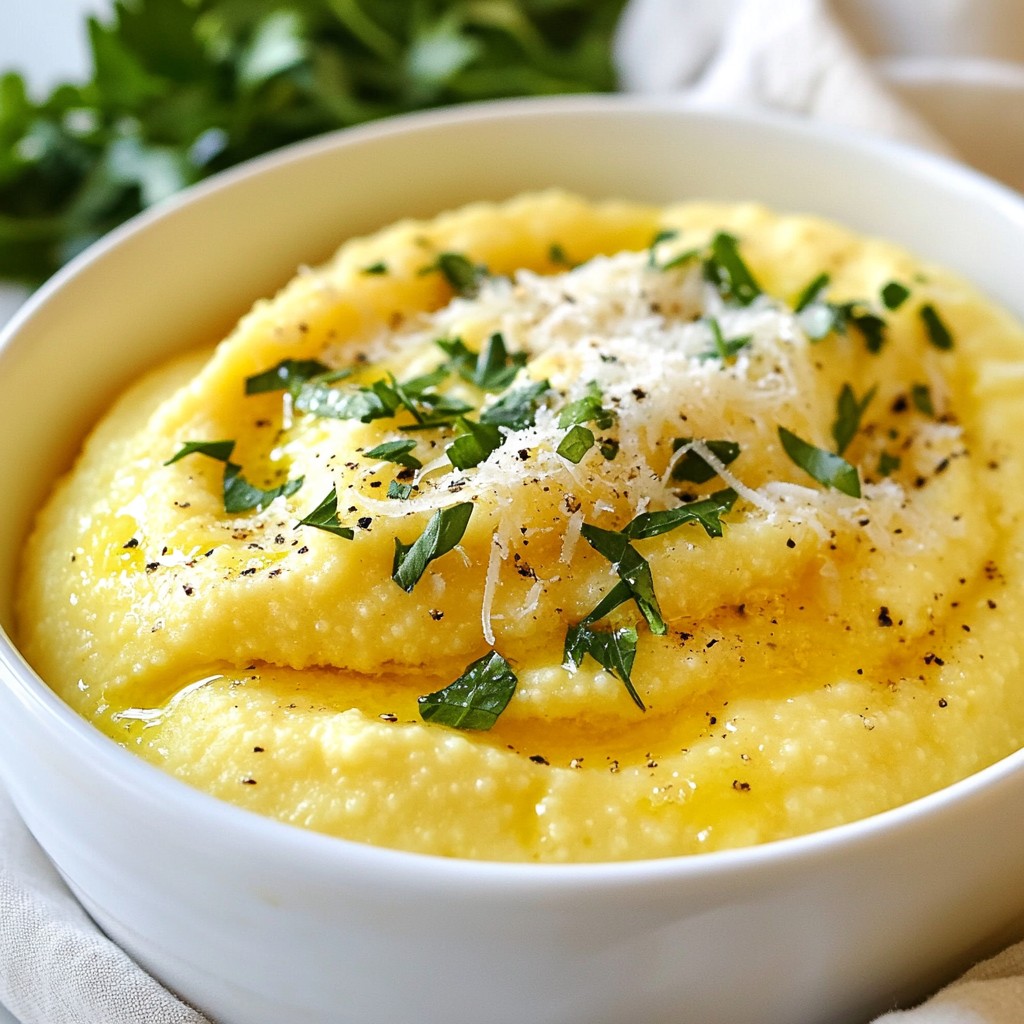 Creamy Parmesan Polenta Simple and Flavorful Dish