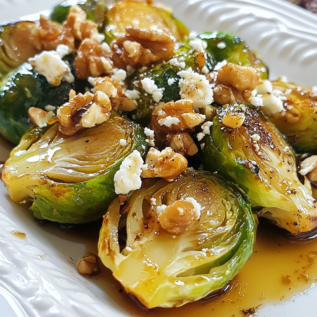 Balsamic Glazed Brussels Sprouts Irresistible Recipe