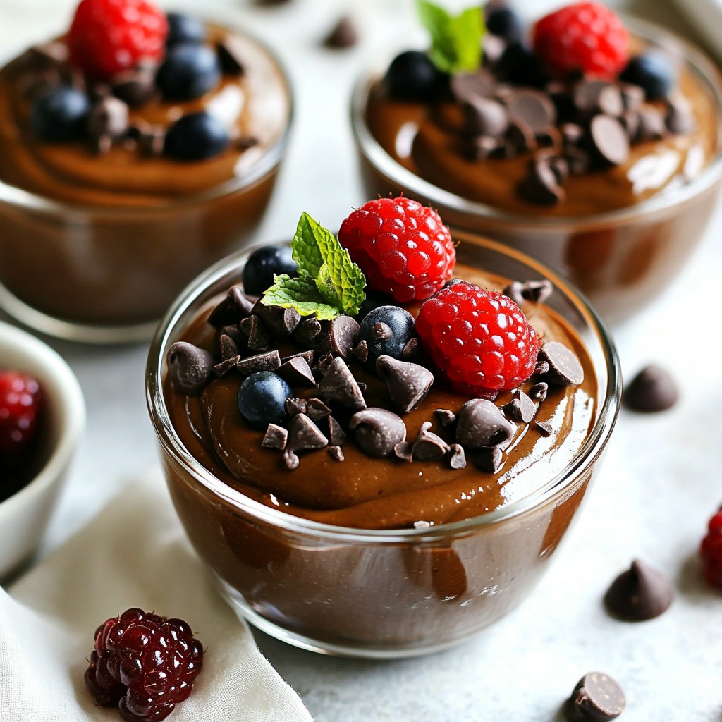Vegan Chocolate Avocado Mousse Decadent and Creamy