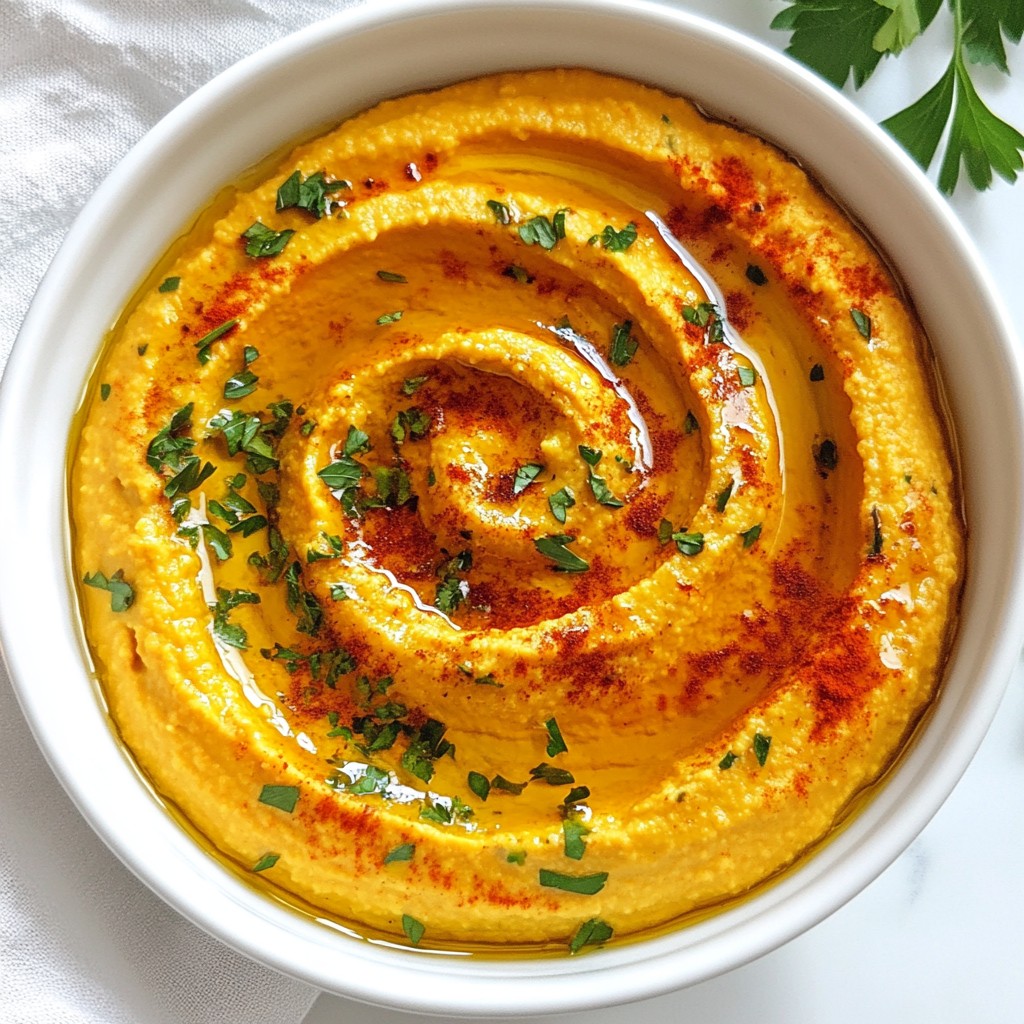 Roasted Red Pepper Hummus Flavorful and Healthy Dip