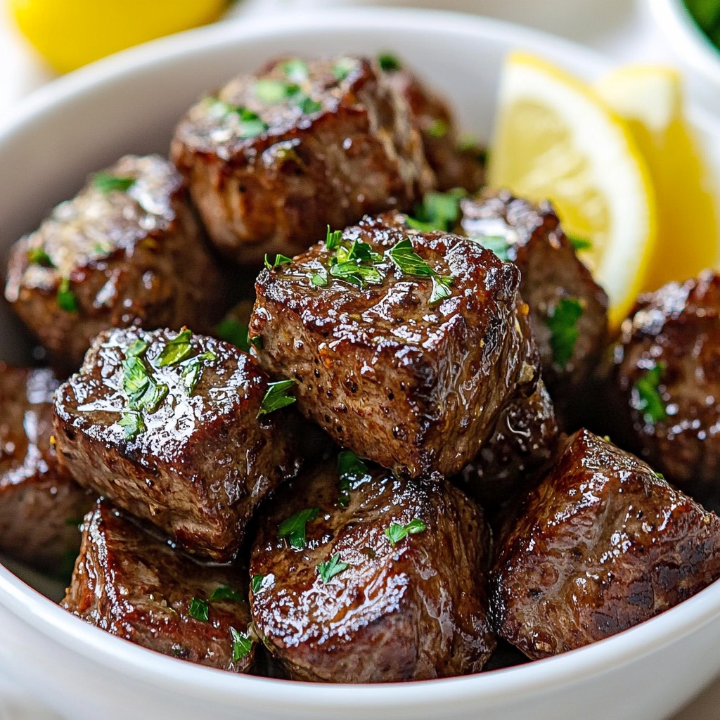 Garlic Butter Steak Bites Savory and Simple Recipe